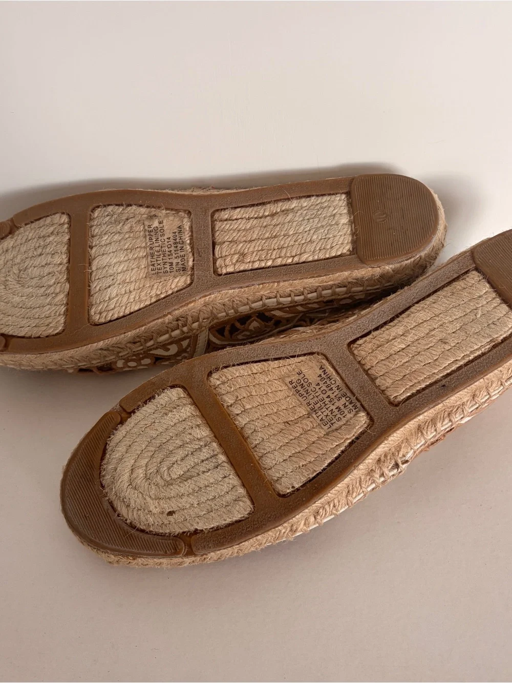 TORY BURCH Rhea Lace Espadrilles Size10